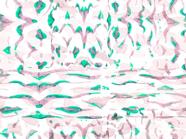 줄무늬 프린트 동물의 위장을 배경으로 수채화의 디자인이다 사파리 타일이다 Proton — 스톡 사진