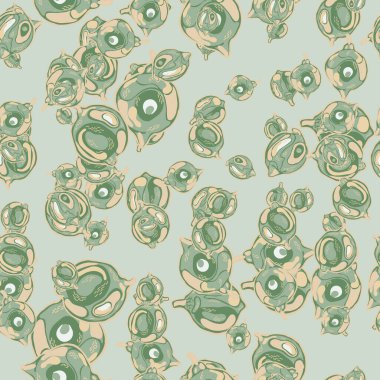 Limonsuz desen. Vector Summer Citrus Yazdırma. Yeşil ve Gri İşaretli Limon. Botanik Çizimi. Psikedelik Citron Motifi. Modern El Çizimi Arkaplanı.