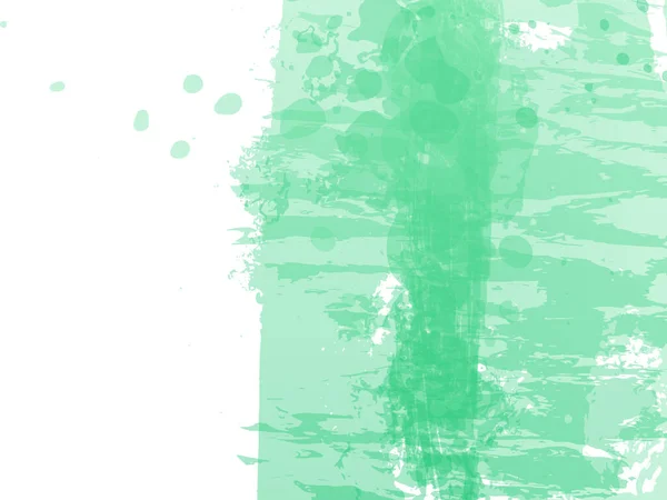 Векторный Мазок Кистью Абстрактный Всплеск Жидкости Зелёный Тил Сэйл Баннер — стоковый вектор