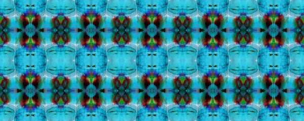 Geometryczny Wzór Strojów Kąpielowych Chevron Pędzel Aztecki Tło Niebieski Szary — Zdjęcie stockowe