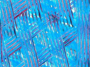 Suluboya Kamuflaj Tasarımı. Soyut Safari fayansı. Çizgili, kusursuz desen. Geometrik hayvan dokusu. Hayvan kamuflajı arka planı. Afrika deseni. Klasik Mavi ve Lush Lav Kırmızı Zebra Cilt İzi.