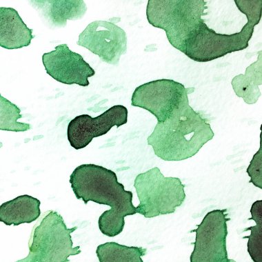 Hayvan kamuflajı arka planı. Büyük Afrika Arkaplanı. Suluboya Kamuflaj Tasarımı. Spot Tile. Leopar derisi baskısı. El çizimi Safari yüzeyi. Leopar soyut dokusu. Yeşil ve Turkuaz