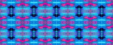 Kilim Rastgele Halı dokusu. Boyalı fırça Aztek arka planı. Sembol geometrik mayo deseni. Mavi, Kırmızı, Siyah Pastel Eğlenceli Dikdörtgen İkat İlişkisi. Etnik Kusursuz Düzen. Suluboya Etnik Tasarım. 