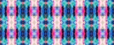 Mavi, Kırmızı, Mor Pastel Eğlenceli Dikdörtgen İkat İlişkisi. Etnik Kusursuz Düzen. Suluboya Etnik Tasarım. Kilim Rastgele Halı dokusu. Boyalı fırça Aztek arka planı. Sembol Geometrik Mayo Şablonu. 