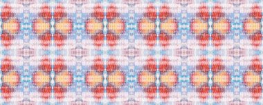 Boya fırçası Python arka planı. Suluboya Etnik Tasarım. Kırmızı, bej ve mavi sembol geometrik mayo deseni. Yılan Derisi Rastgele Doku. Etnik Kusursuz Düzen. Eğlenceli Dikdörtgen İkat Uyumu. 