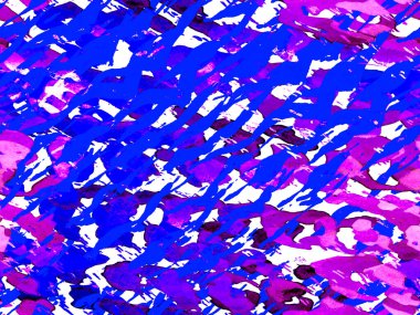 Zebra Deri İzi. Hayvan kamuflajı arka planı. Geometrik hayvan dokusu. Klasik Mavi ve Proton Pembe Afrika Şablonu. Çizgili, kusursuz desen. Suluboya Kamuflaj Tasarımı. Soyut Safari Döşemesi.