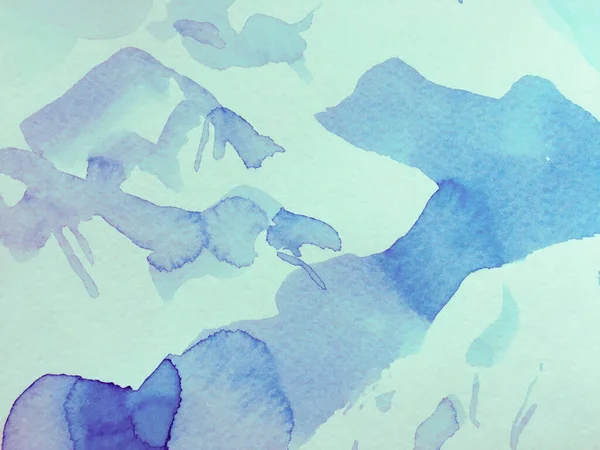 現代の幾何学的スケッチ 山のイラスト 楽しいヒマラヤ 韓国版水彩画 アジアハイキングロッキーの背景 青と藍 日本の水彩画山 — ストック写真