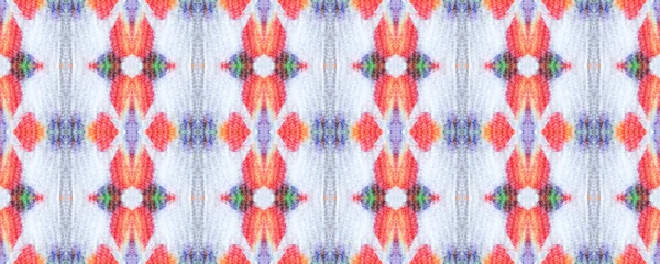 キラーラグランダムなテクスチャ シェブロン幾何学水着パターン グレー 赤のパステル楽しい長方形イカットのラップポート 民族のシームレスなパターン 水彩民族デザイン アステカ背景 — ストック写真