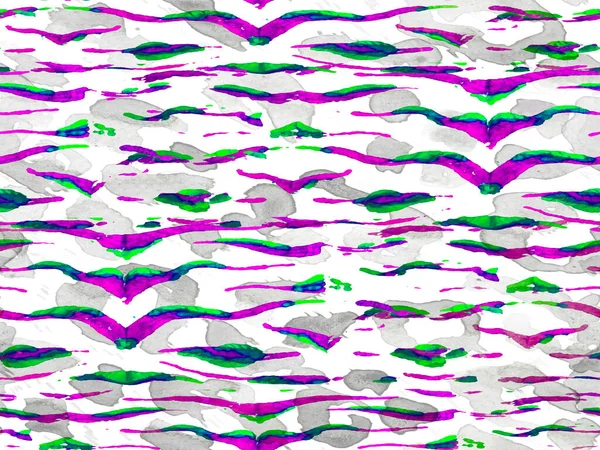 Watercolor Camouflage Design Abstract Safari Tile Geometric Animal Texture Proton — Stock Photo, Image