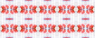 Boya fırçası Python arka planı. Suluboya Etnik Tasarım. Etnik Kusursuz Düzen. Eğlenceli Dikdörtgen İkat Uyumu. Kırmızı, bej ve mavi sembol geometrik mayo deseni. Yılan Derisi Rastgele Doku.