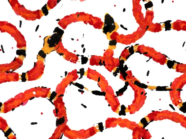 Snake Skin Print Venom Dragon Imitation Aspid Seamless Pattern Elapidae — Stock Photo, Image