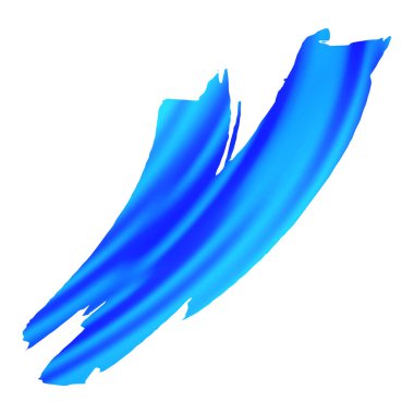 Vektör Fırça Vuruşu. Soyut Sıvı Sıçraması. Beyaz Platform 'da ıssız bir sıçrama. Suluboya desenli arka plan. Satış Banner Fırça darbesi. Gradyan boya fırçası. Mavi ve İndigo