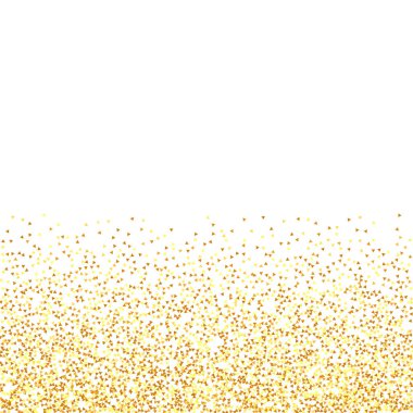 Kırmızı üzerine altın konfeti. İzole edilmiş Altın Toz Parçacıkları. Vector Round Bokeh. Soyut Parlak Arkaplan. Sıvı doğum günü kartı. Rastgele Gelin Arkaplanı. Folyo Sınırı. Geometrik Yıldönümü Arkaplanı.