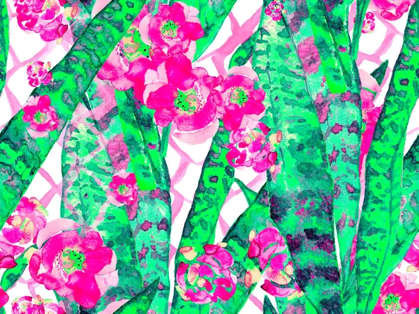 수채화 로지스 그리고 은씨없는 여름의 빈티지 피니에 디자인을 식물상의 드십시오 — 스톡 사진