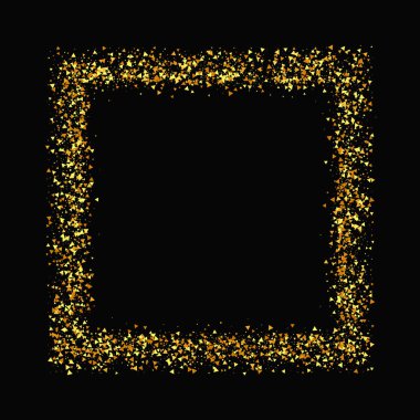 Kırmızı üzerine altın konfeti. İzole edilmiş Altın Toz Parçacıkları. Sıvı doğum günü kartı. Rastgele Gelin Arkaplanı. Vector Round Bokeh. Soyut Parlak Arkaplan. Folyo Sınırı. Geometrik Yıldönümü Arkaplanı.