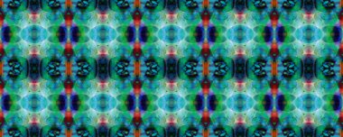 Boyalı fırça Aztek arka planı. Sembol geometrik mayo deseni. Suluboya Etnik Tasarım. Mavi, Gri, Kırmızı Pastel Eğlenceli Dikdörtgen İkat İlişkisi. Etnik Kusursuz Düzen. Kilim Halı Rastgele Dokusu. 