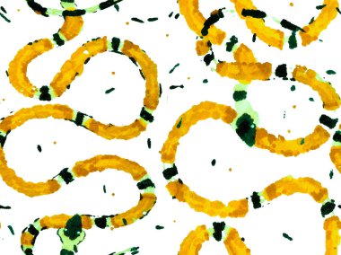 El çizimi Aspid Deseni. Elapidae Kapanış Arkaplanı. Altın sarısı yılan derisi parmak izi. Zehirli Ejder Taklidi. Aspid Pürüzsüz Düzen. Afrika Safari Deri Çizimi.