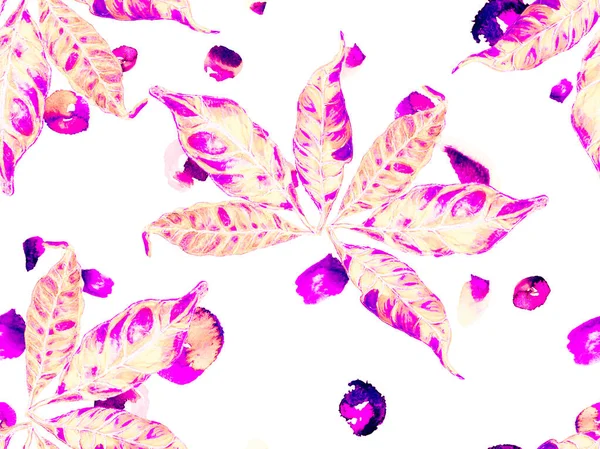 Imprimé Sakura Jasmine Vibrant Bio Jasmin Seamless Pattern Aquarelle Fleurs — Photo