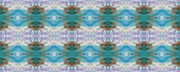 Aquarell Ethnic Design Chevron Geometrisches Bademodenmuster Blaues Graues Grünes Pastell — Stockfoto
