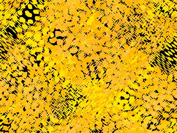 Guld Gul Snake Skin Random Texture Summer Rhombus Bakgrund Geo — Stockfoto