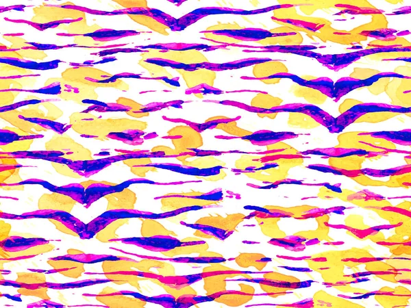 Zebra Skin Print Dierencamouflage Achtergrond Geometrische Dierlijke Textuur Aquarel Camouflage — Stockfoto