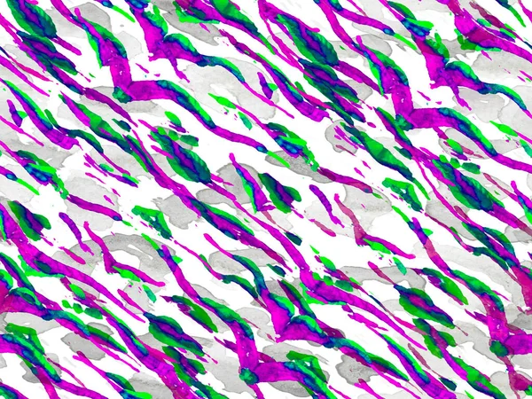 Дизайн Акварели Абстрактная Сафари Плитка Геометрическая Текстура Животных Протон Фиолетовый — стоковое фото