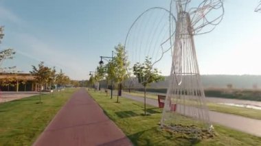 Park 'ta Bisiklet Sürme Yolu