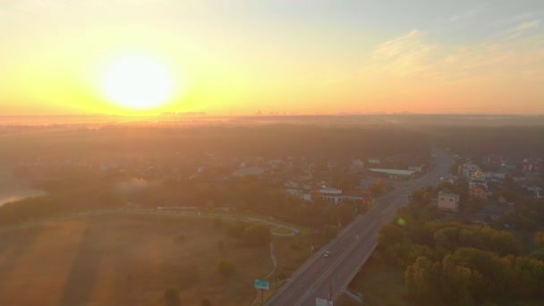 Ciudad Sunrise Highway — Vídeos de Stock