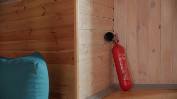 ホーム消火器室内 — ストック動画