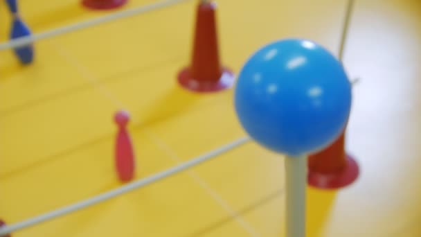 Dětské sportovní vybavení Closeup — Stock video