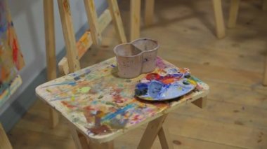 sanat fırçaları ve boyalar