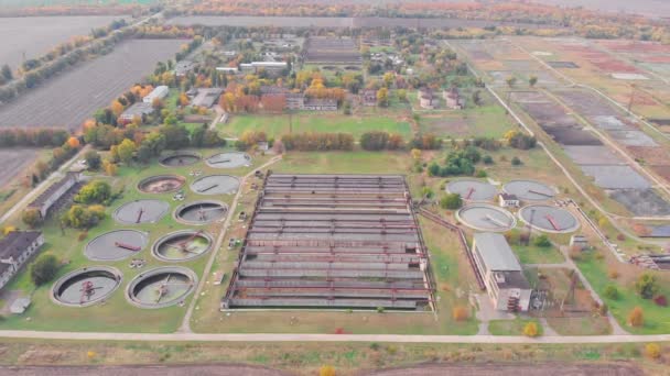 Station de traitement des eaux usées Bassin — Video