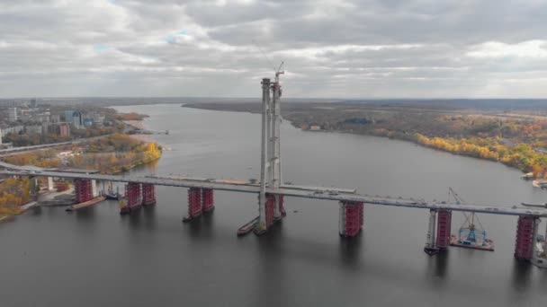 空中桥梁建造 — 图库视频影像