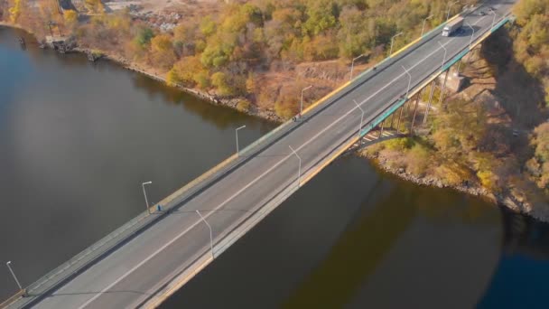 Elektrownia rzeczna Bridge — Wideo stockowe