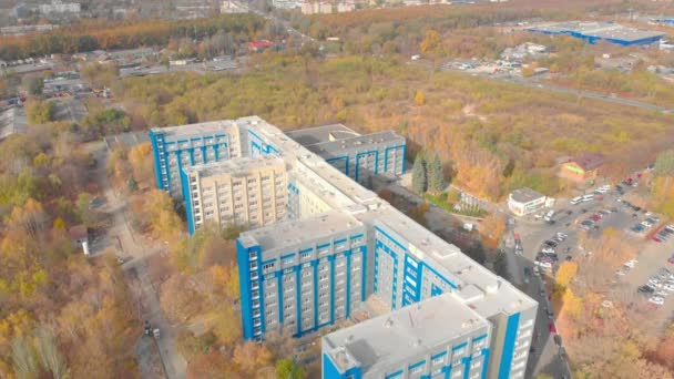 Fasada budynku szpitala — Wideo stockowe