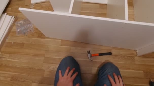 Ein Blick auf neue Möbel — Stockvideo