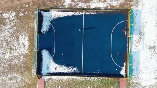 Terrain de soccer d'hiver — Video