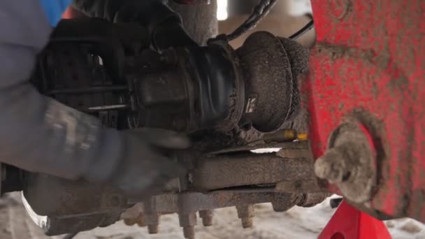 Brake System Repair — Stock Video