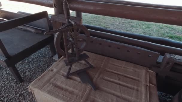 古い織り機 — ストック動画