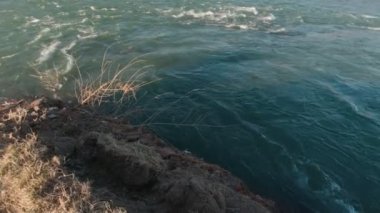 River Nature Panorama Slow Motion