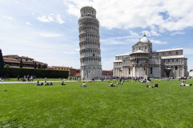 piazza dei miracoli Piza görünümü