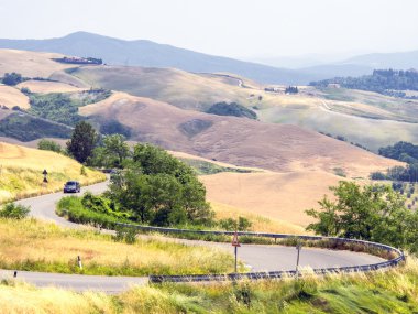 panoramik manzaralarını sunan Toskana emilian apennines