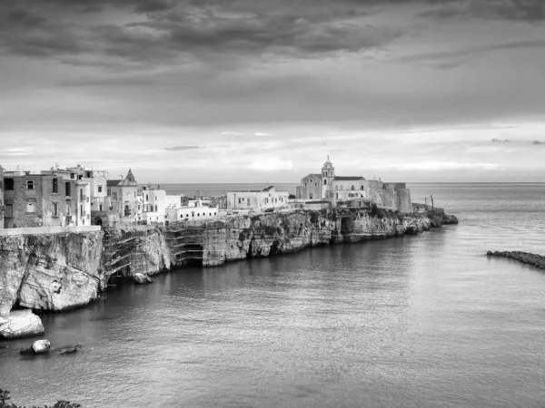 Paisagem de Vieste, Apúlia Italia — Fotografia de Stock