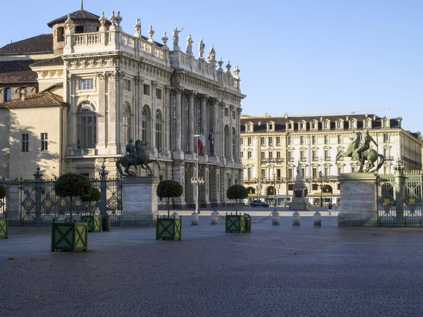piazza castello Turin görünümü