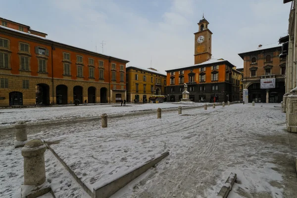 Vista panorámica de Piazza Prampolini Reggio Emilia Italia — Foto de Stock