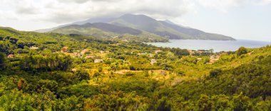 Isola d'Elba panoramik manzaralı