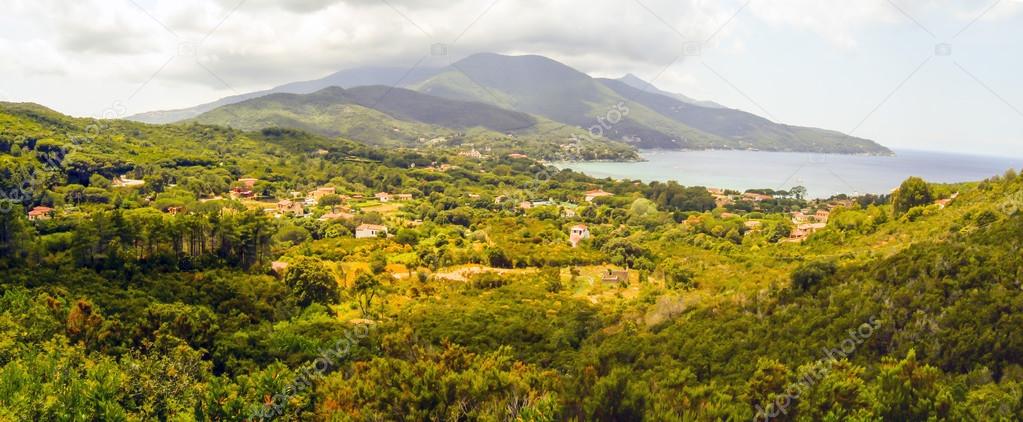 Panoramic view of Isola d'Elba