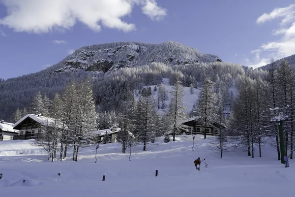 Зима в Pragelato — стокове фото