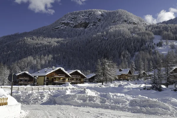 Inverno em Pragelato — Fotografia de Stock