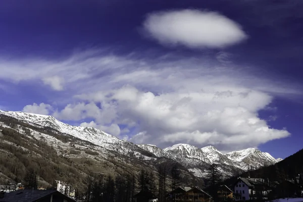 Vinter i pragelato — Stockfoto